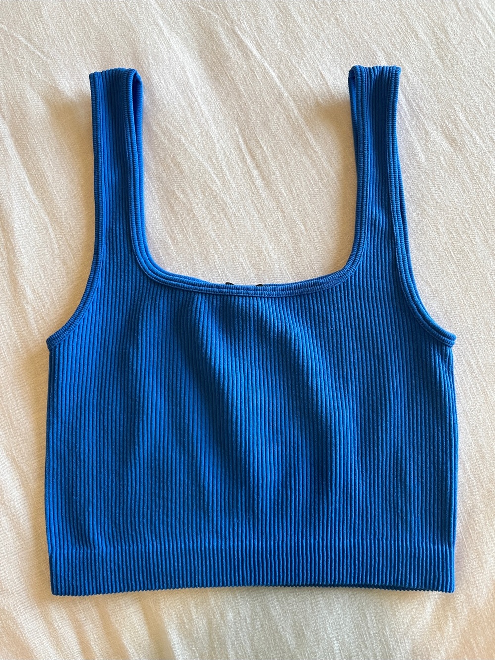Zara Royal Blue Crop Tank